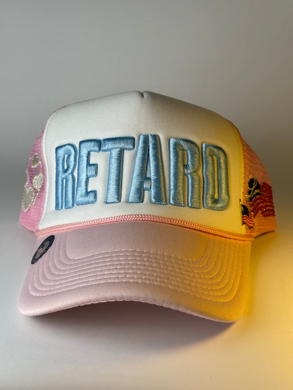 Soft Pink [RETARD] Trucker Hat thumbnail