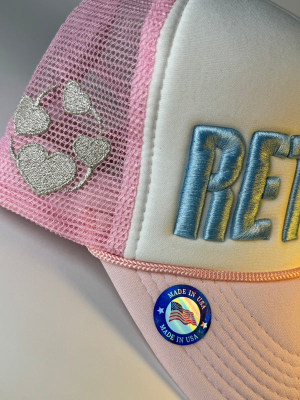 Soft Pink [RETARD] Trucker Hat thumbnail