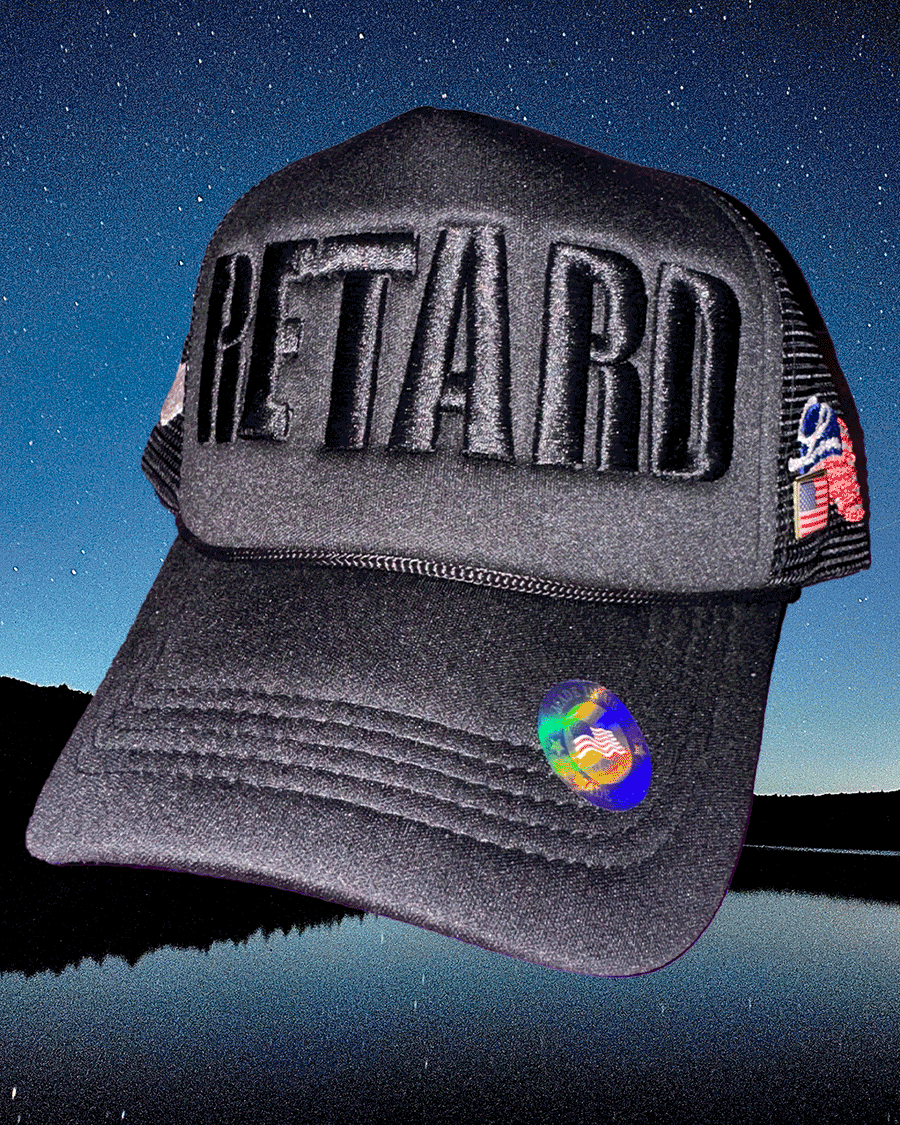 Midnight [RETARD] Trucker Hat